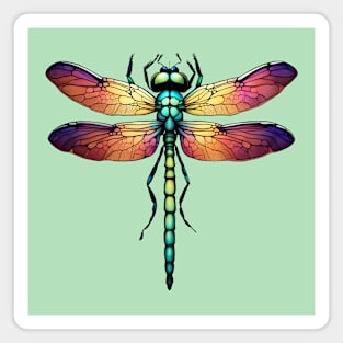 Iridescent dragonfly Magnet